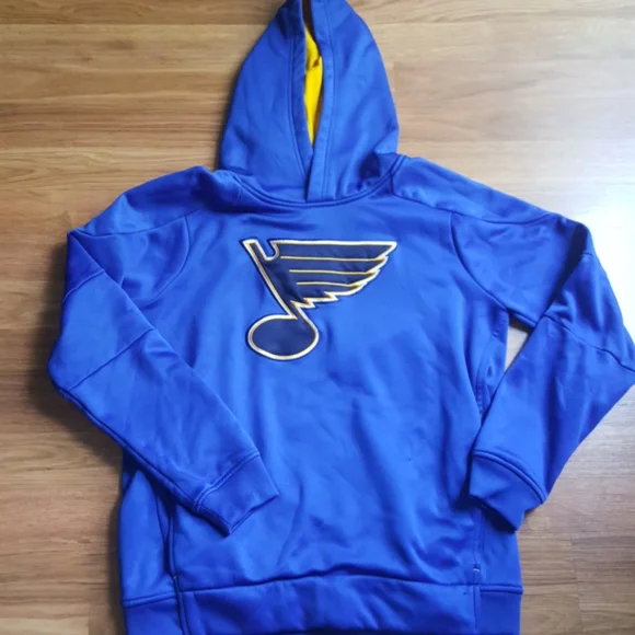 NHL st louis blues hockey youth blue hoodie - Picture 1 of 6